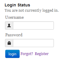 TwentyTen Bootstrap Sidebar Login